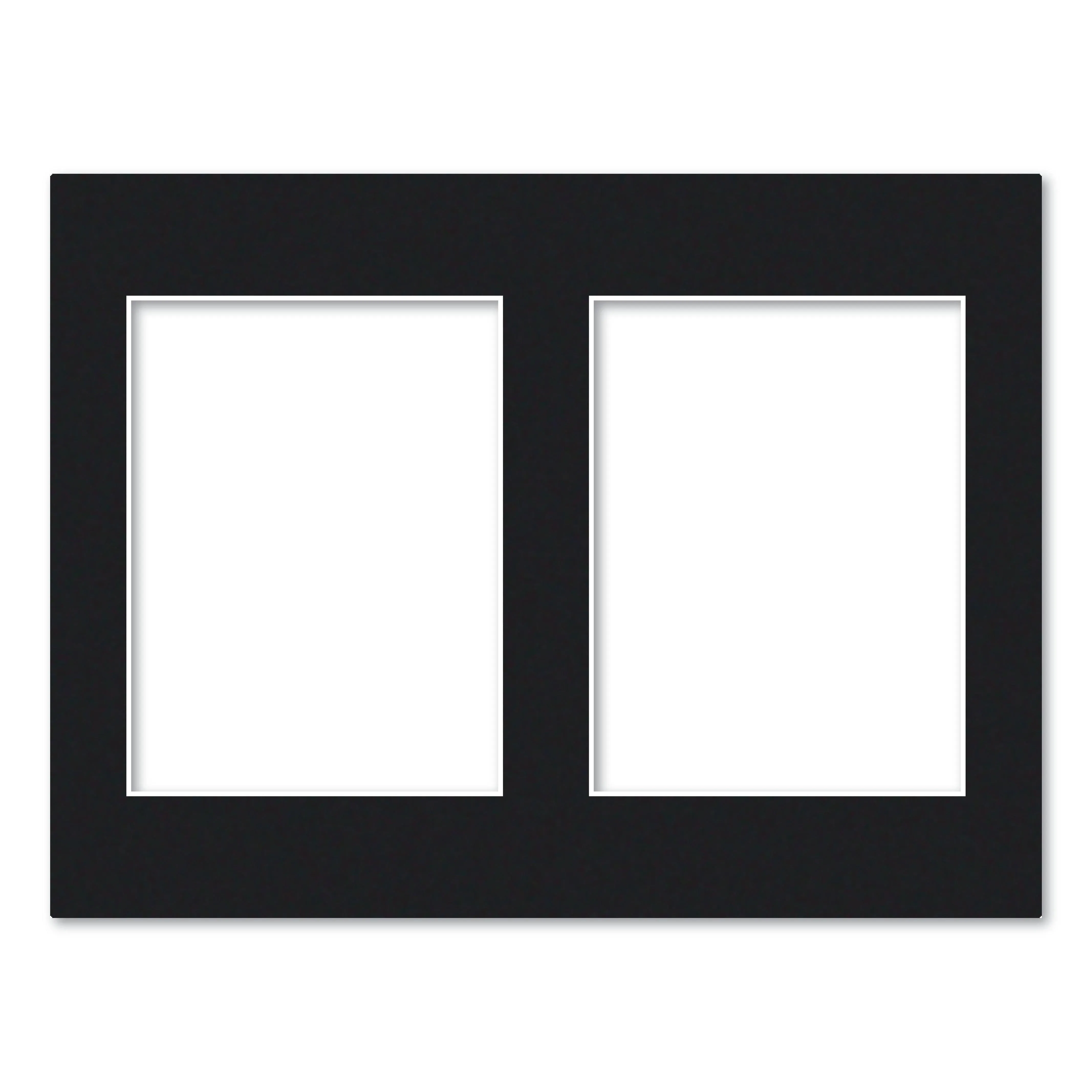 2 Window (6x8in) Collage Photo Mat Board