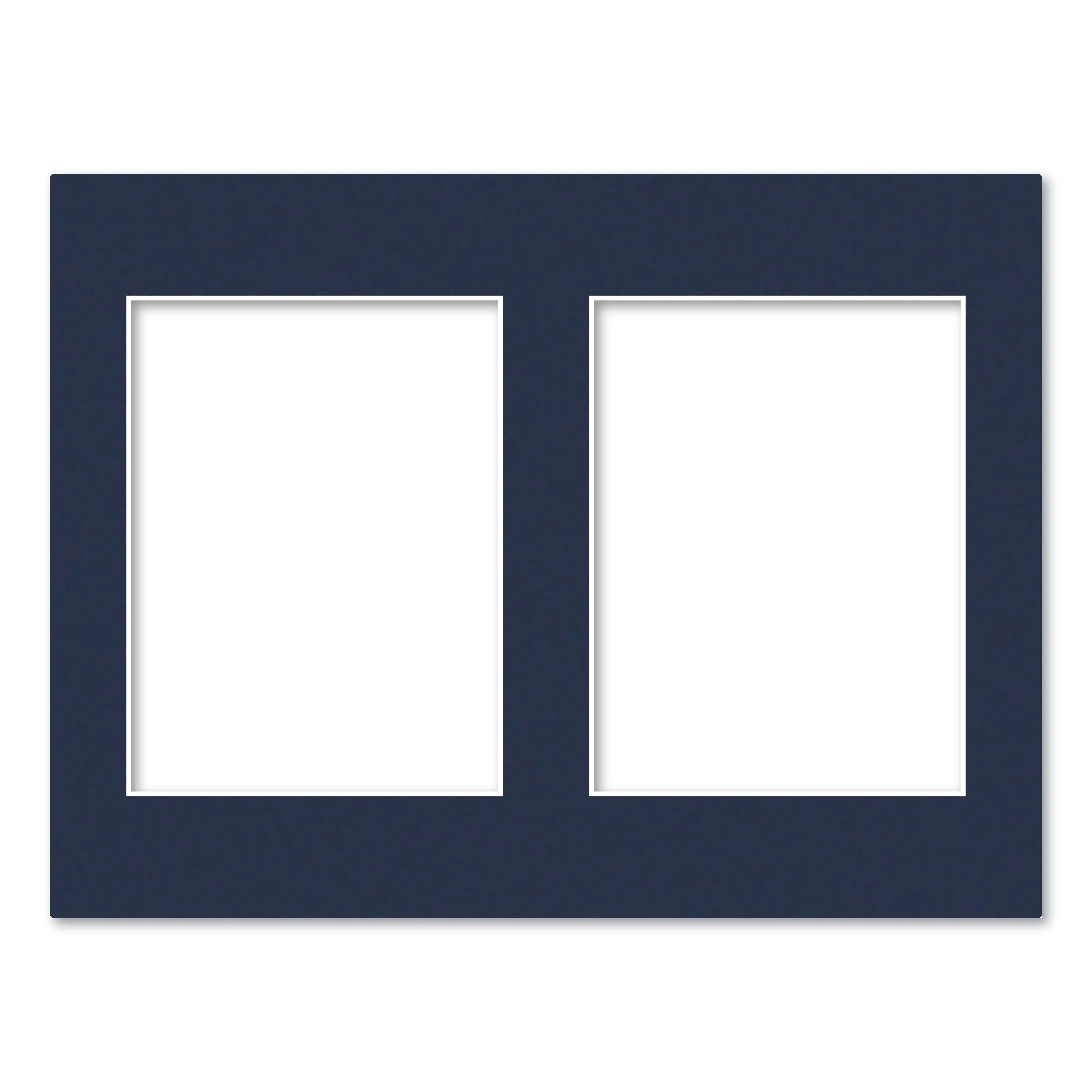 2 Window (6x8in) Collage Photo Mat Board