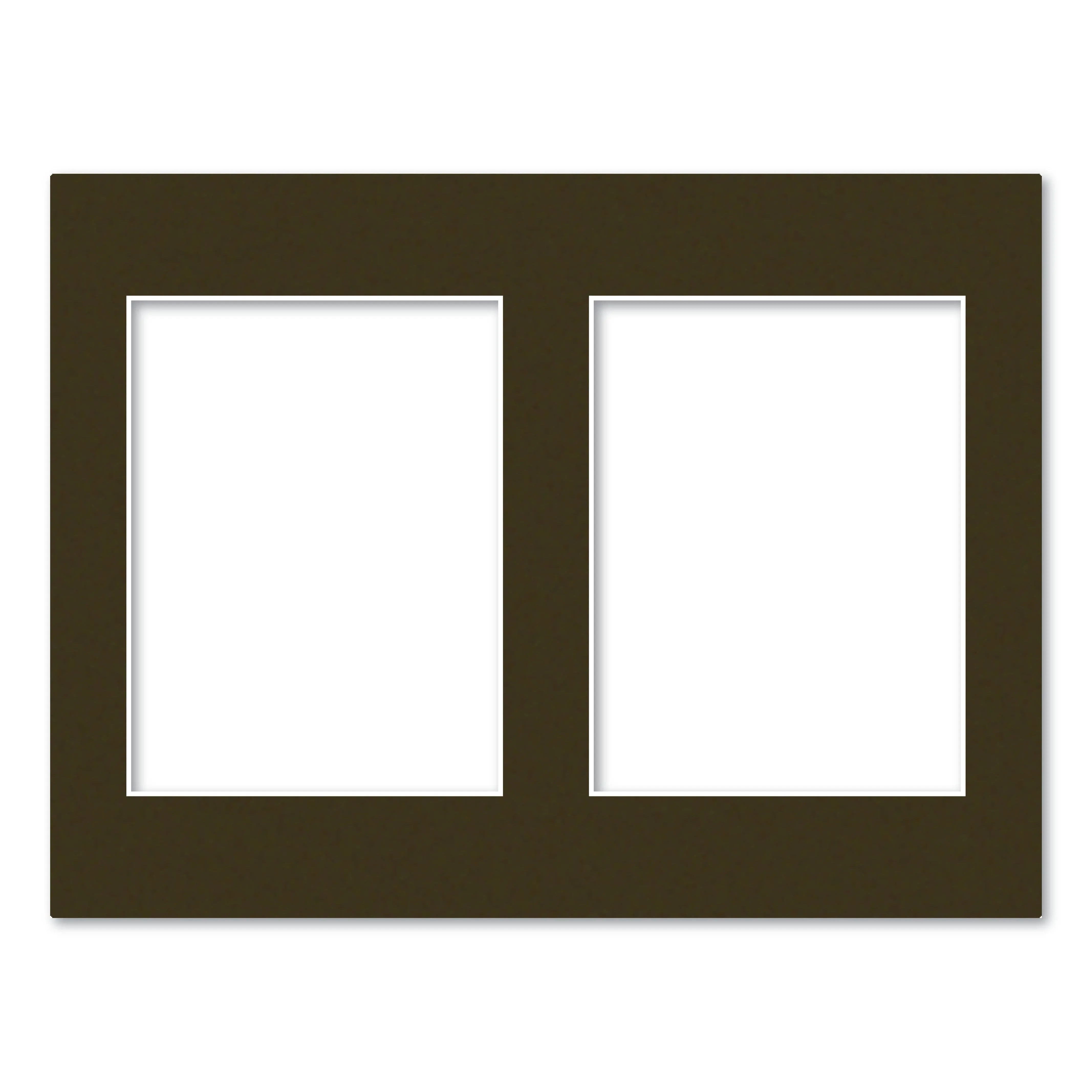 2 Window (6x8in) Collage Photo Mat Board