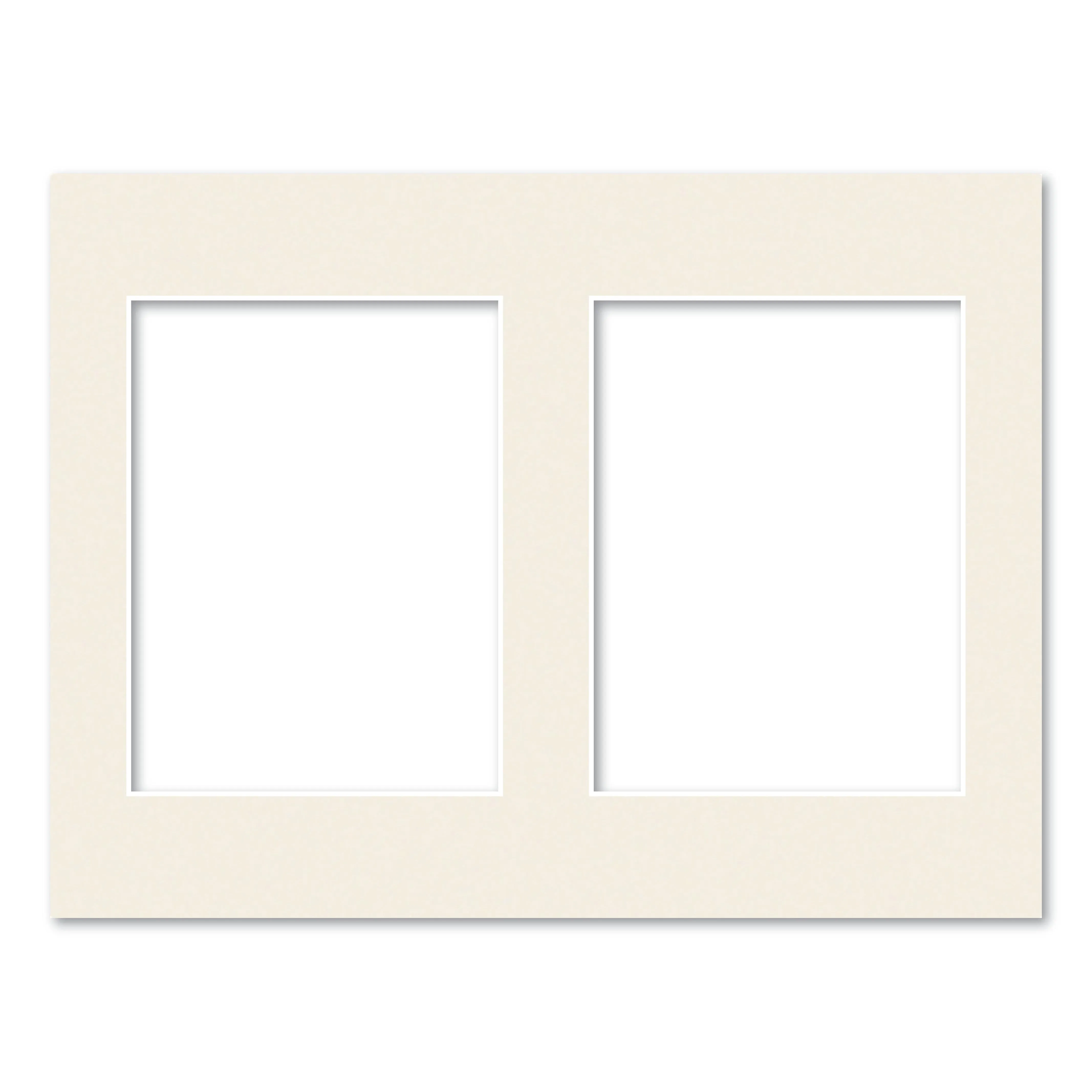 2 Window (6x8in) Collage Photo Mat Board