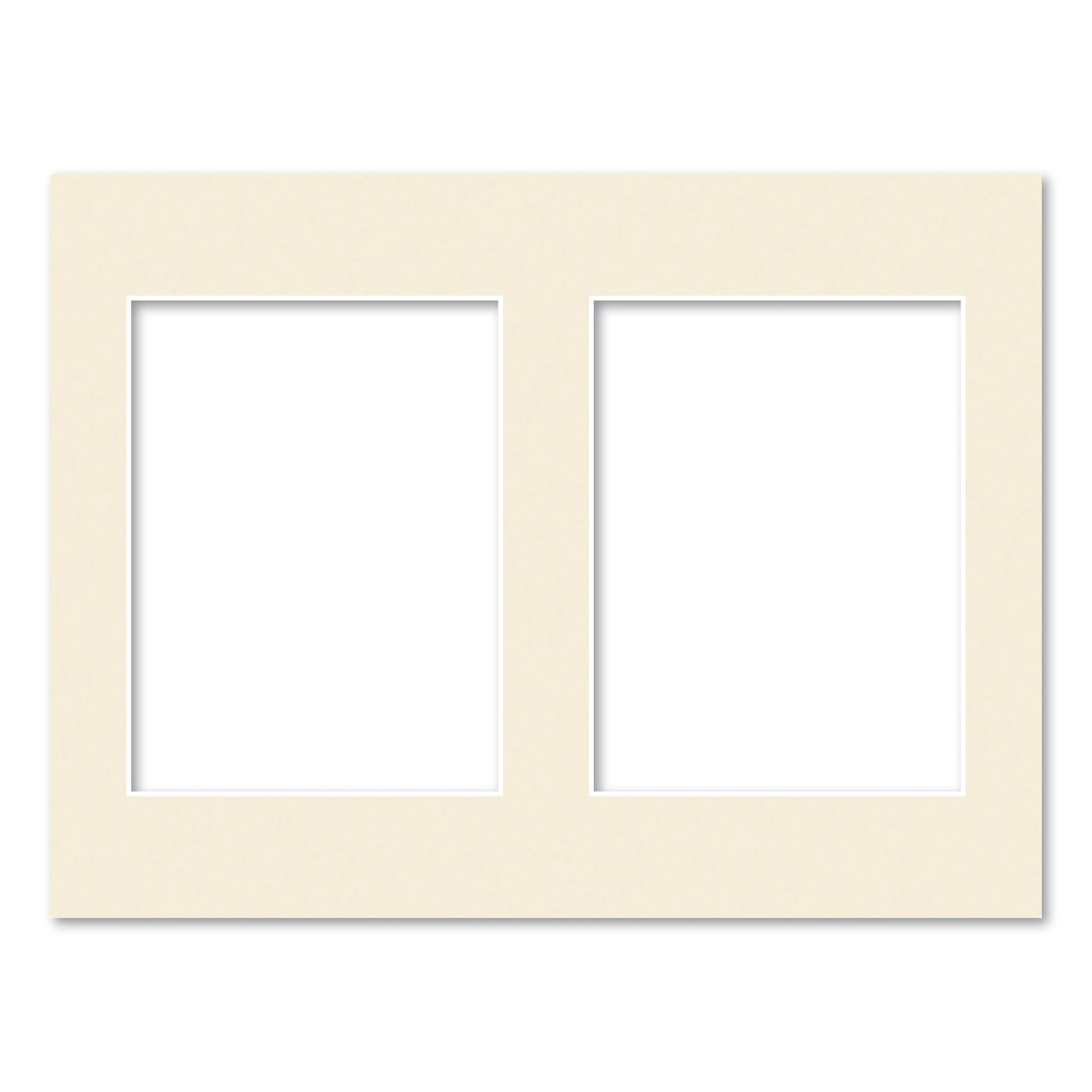 2 Window (6x8in) Collage Photo Mat Board