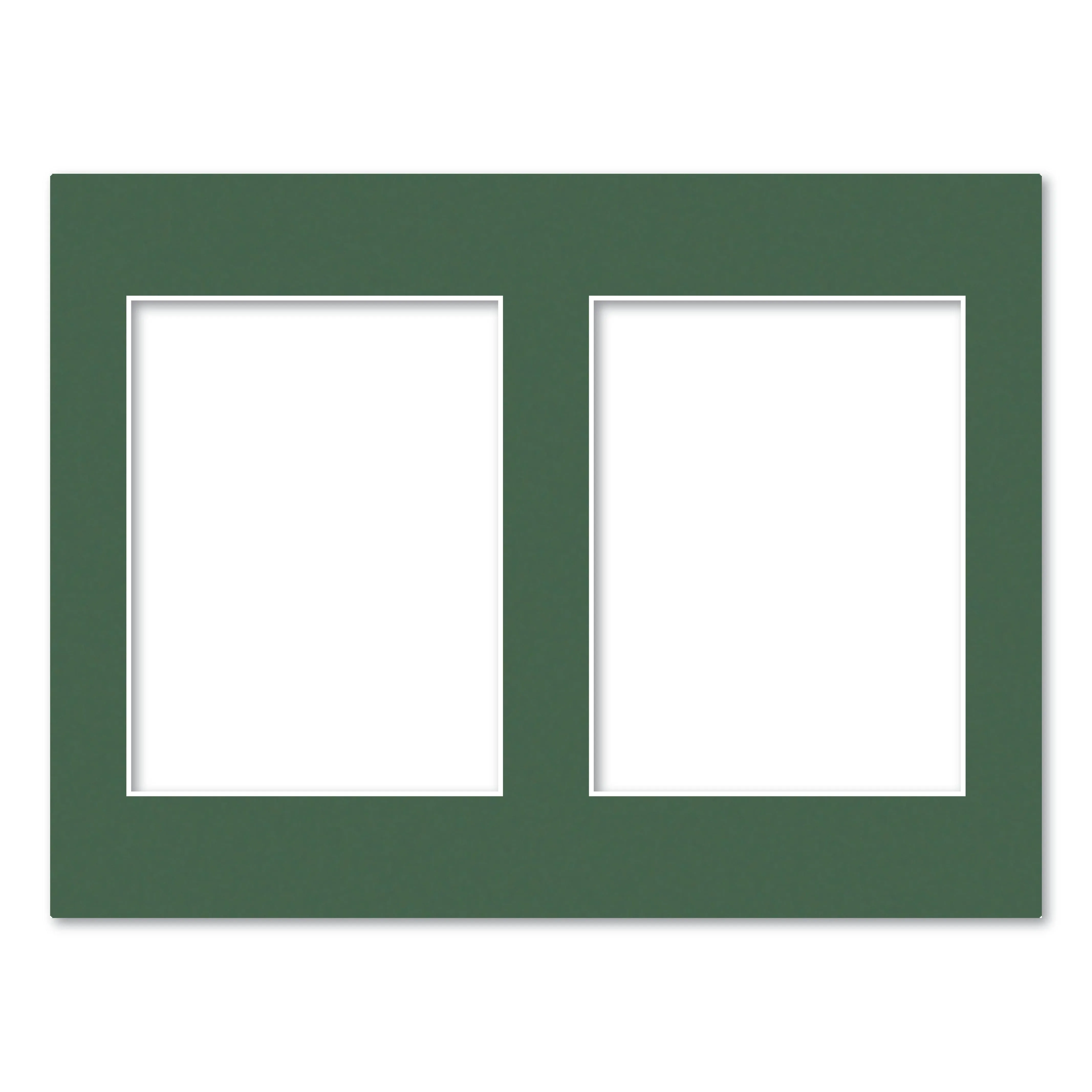 2 Window (6x8in) Collage Photo Mat Board