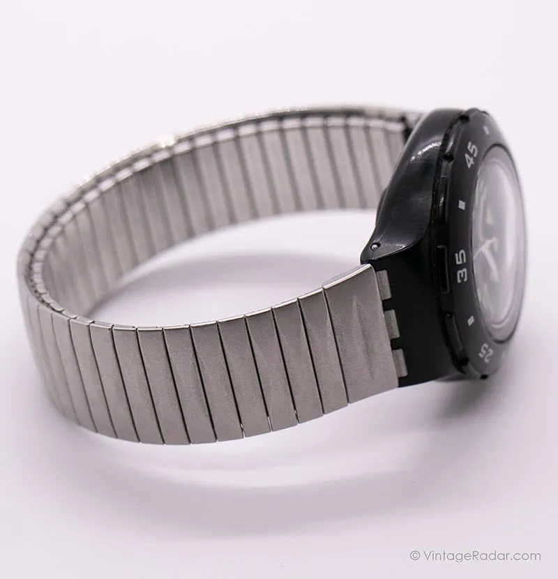 2000 Swatch SHB107 TUNE Watch | Vintage Black Swatch Access