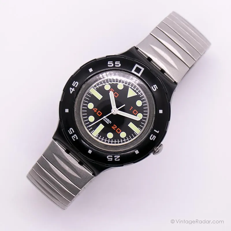2000 Swatch SHB107 TUNE Watch | Vintage Black Swatch Access