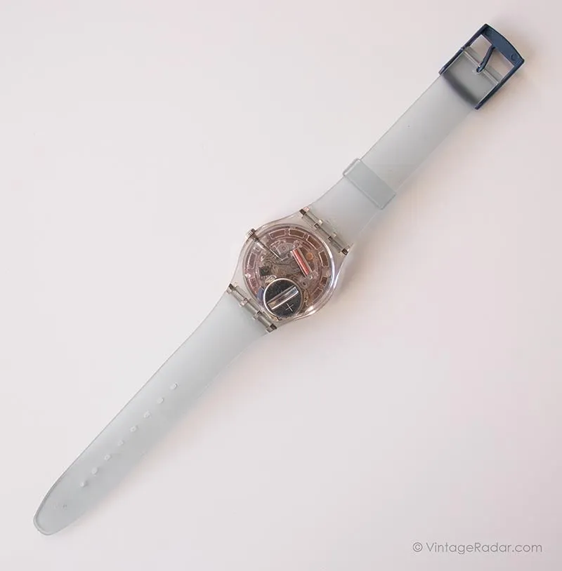 2001 Swatch GV113 PROFUNDO Watch | Vintage Black Swatch Gent