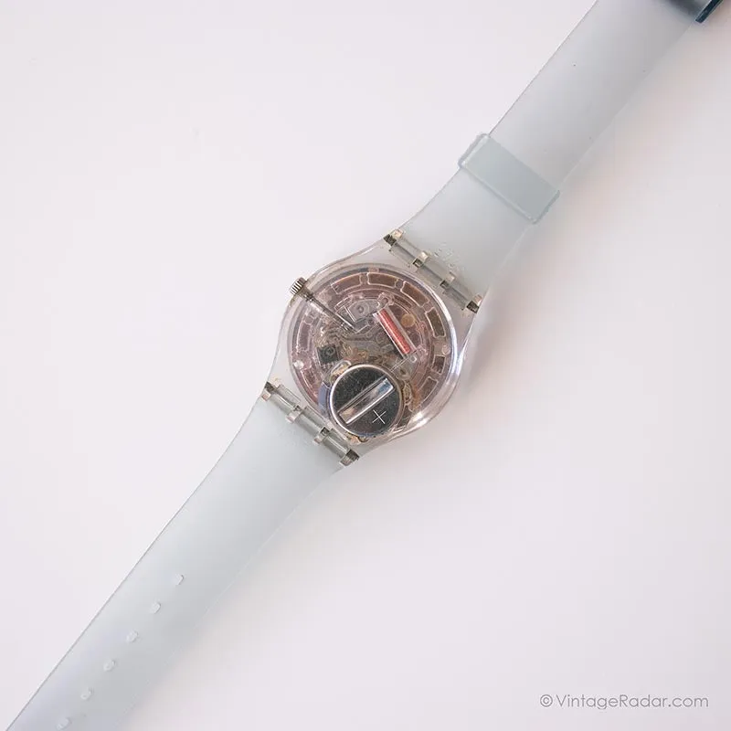 2001 Swatch GV113 PROFUNDO Watch | Vintage Black Swatch Gent