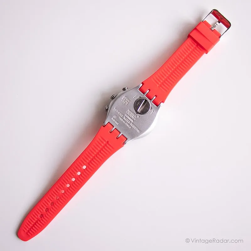 2001 Swatch YCS4020 RACEWAY Watch | Vintage Irony Chrono Watch