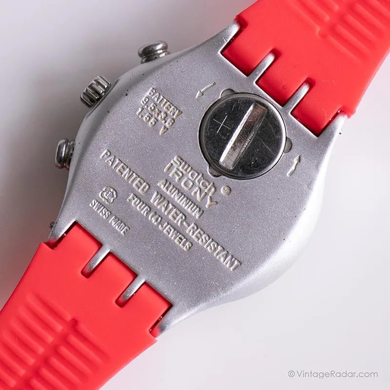 2001 Swatch YCS4020 RACEWAY Watch | Vintage Irony Chrono Watch