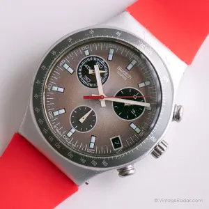 2001 Swatch YCS4020 RACEWAY Watch | Vintage Irony Chrono Watch