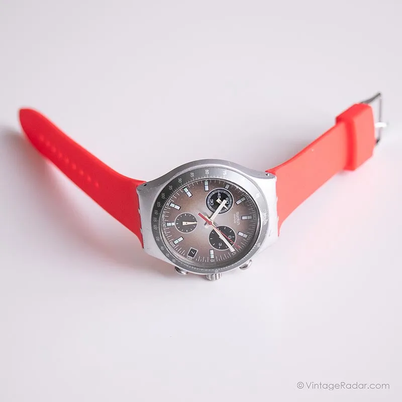 2001 Swatch YCS4020 RACEWAY Watch | Vintage Irony Chrono Watch