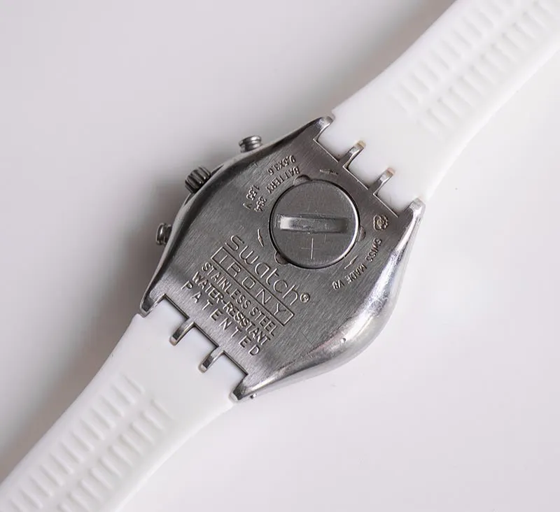 2002 CICLAMINO ROSA YMS401 Swatch Irony Chronograph Watch