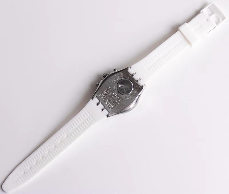 2002 CICLAMINO ROSA YMS401 Swatch Irony Chronograph Watch
