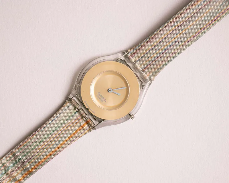 2003 Swatch Skin Acquarella SFK192 Watch | Rainbow Swiss Swatch Watch