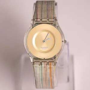 2003 Swatch Skin Acquarella SFK192 Watch | Rainbow Swiss Swatch Watch