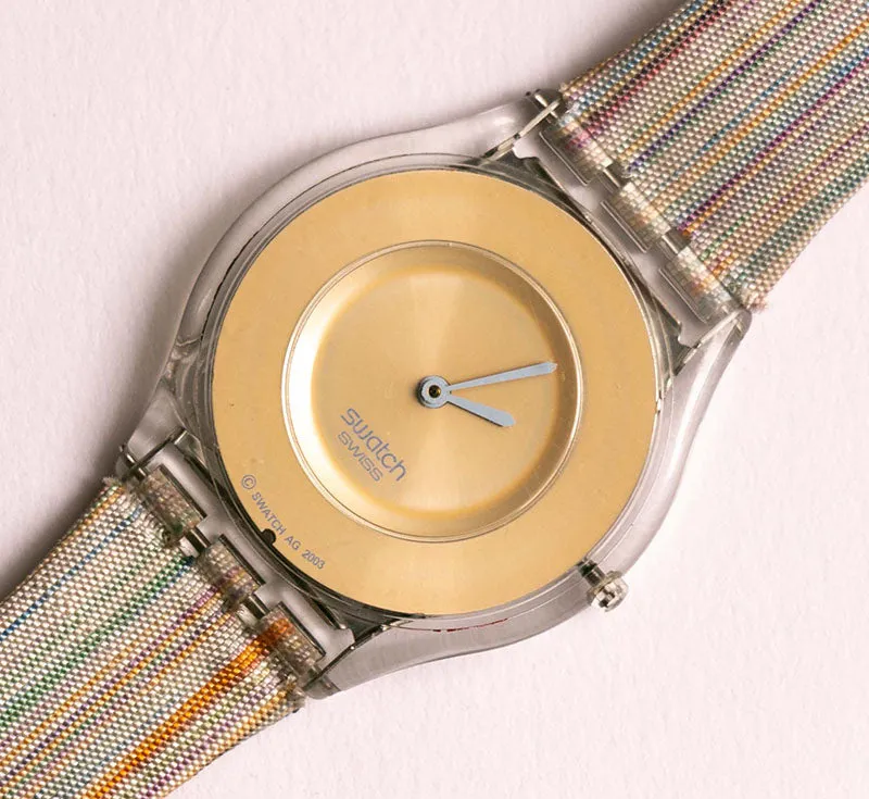 2003 Swatch Skin Acquarella SFK192 Watch | Rainbow Swiss Swatch Watch