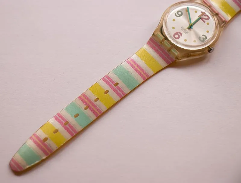 2005 PASTEL CANDY GE173 Swatch Watch | Hippie Festival Swiss Swatch