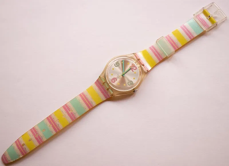 2005 PASTEL CANDY GE173 Swatch Watch | Hippie Festival Swiss Swatch