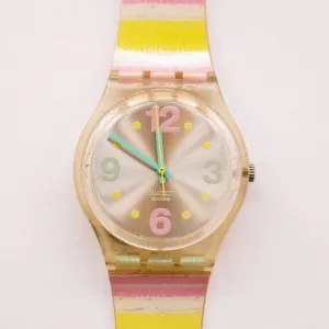 2005 PASTEL CANDY GE173 Swatch Watch | Hippie Festival Swiss Swatch
