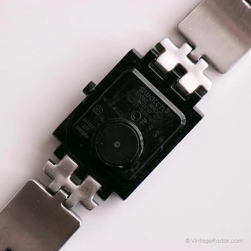 2007 Swatch SUBB117G CHIC IS IN Watch | Vintage Elegant Swatch Square