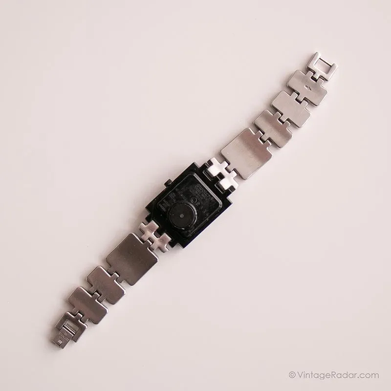 2007 Swatch SUBB117G CHIC IS IN Watch | Vintage Elegant Swatch Square