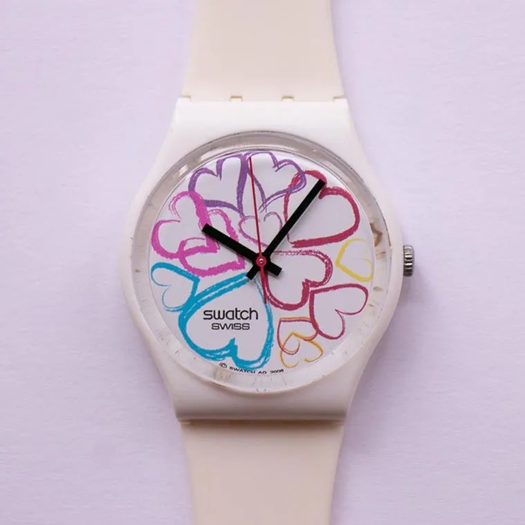2009 BOUQUET D'AMOUR GW148 Swatch Watch | Love Hearts Swatch Watch