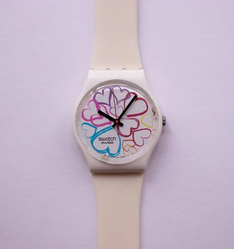 2009 BOUQUET D'AMOUR GW148 Swatch Watch | Love Hearts Swatch Watch