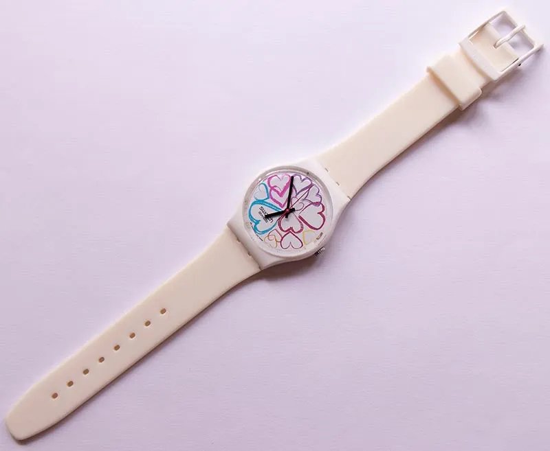 2009 BOUQUET D'AMOUR GW148 Swatch Watch | Love Hearts Swatch Watch