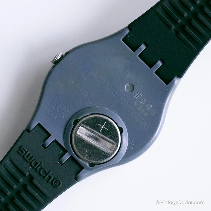 2009 Swatch GM169 FOG CLOUD Watch | Gray Vintage Swatch Gent Watch