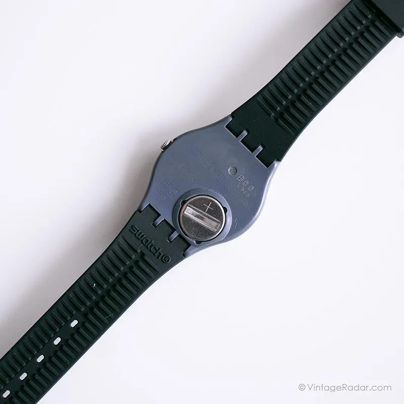 2009 Swatch GM169 FOG CLOUD Watch | Gray Vintage Swatch Gent Watch