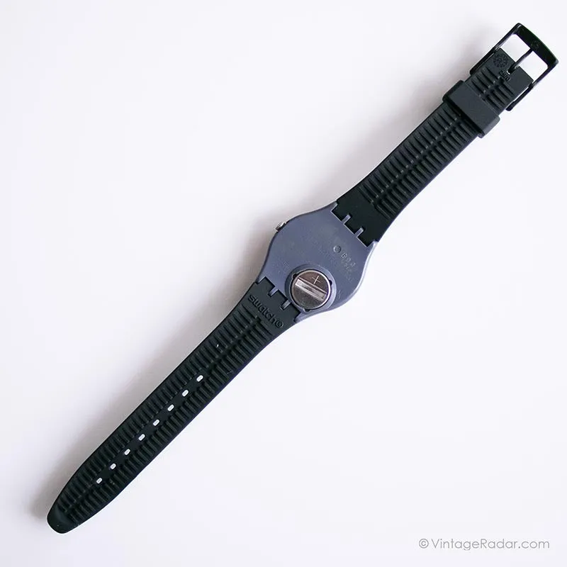2009 Swatch GM169 FOG CLOUD Watch | Gray Vintage Swatch Gent Watch
