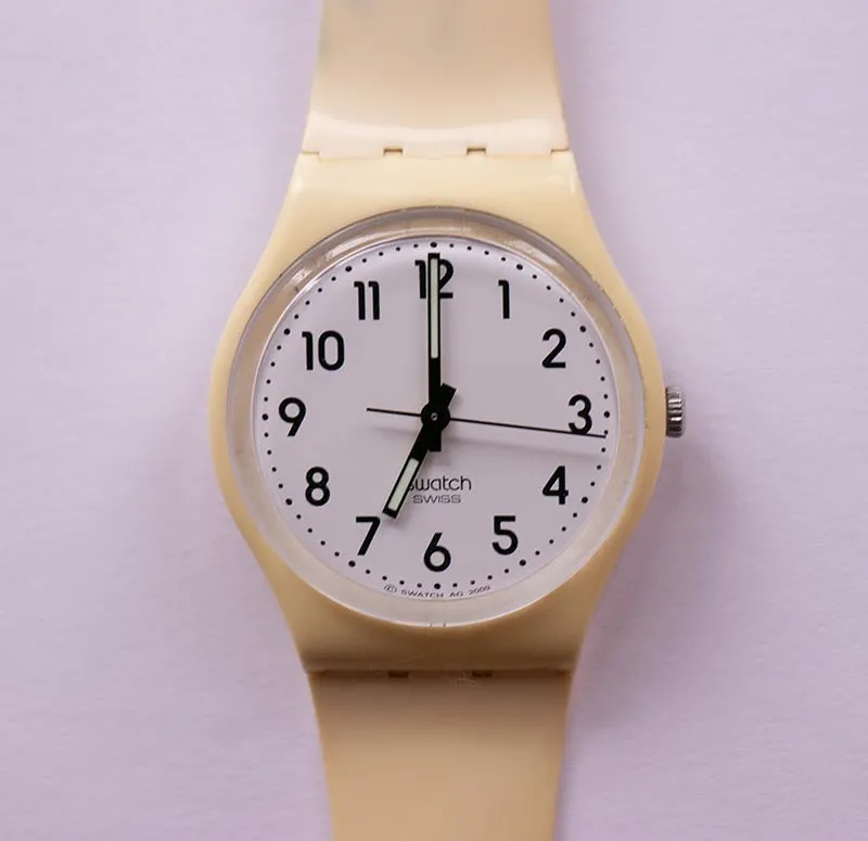 2010 JUST WHITE / 3.GINZA. JA GW151D Swatch Watch for Men & Women