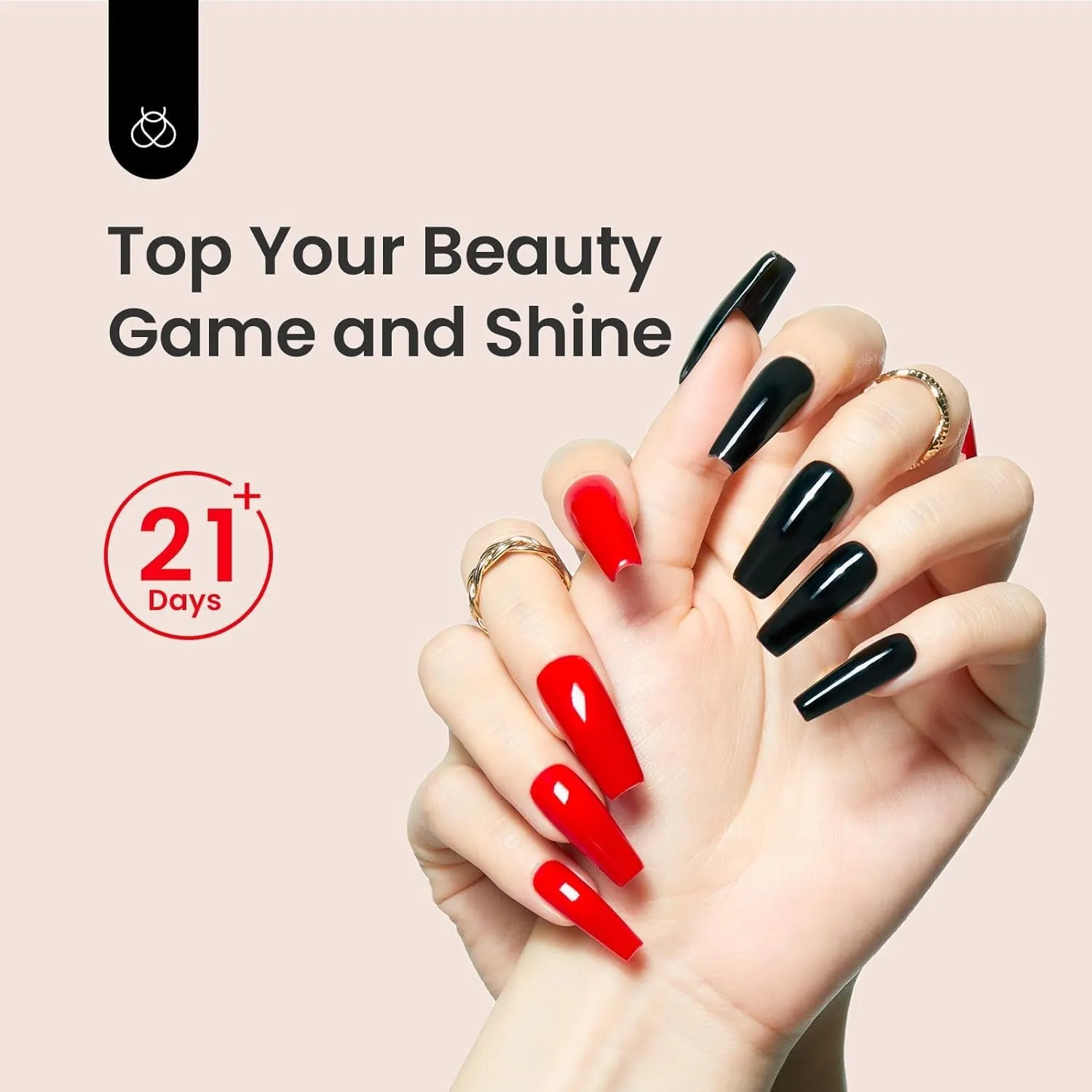 2Pcs 15Ml No Wipe Top Coat High Gloss Shiny Long-Lasting Clear Gel Top Coat, Soak off Nail Lamp Nail Gel, Home DIY Professional Manicure and Nail Salon