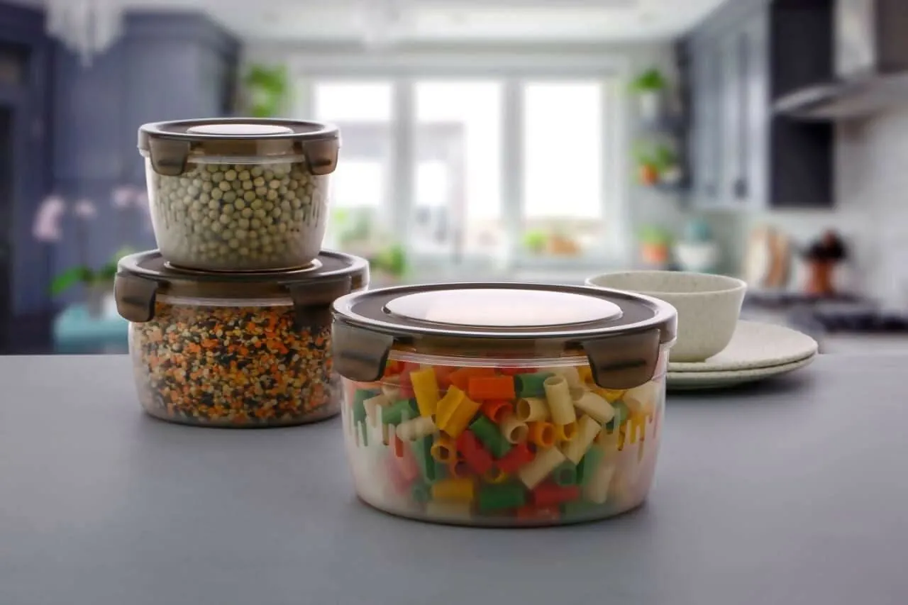 3-Piece Airtight Food Storage Set (2400ml-1400ml-700ml)