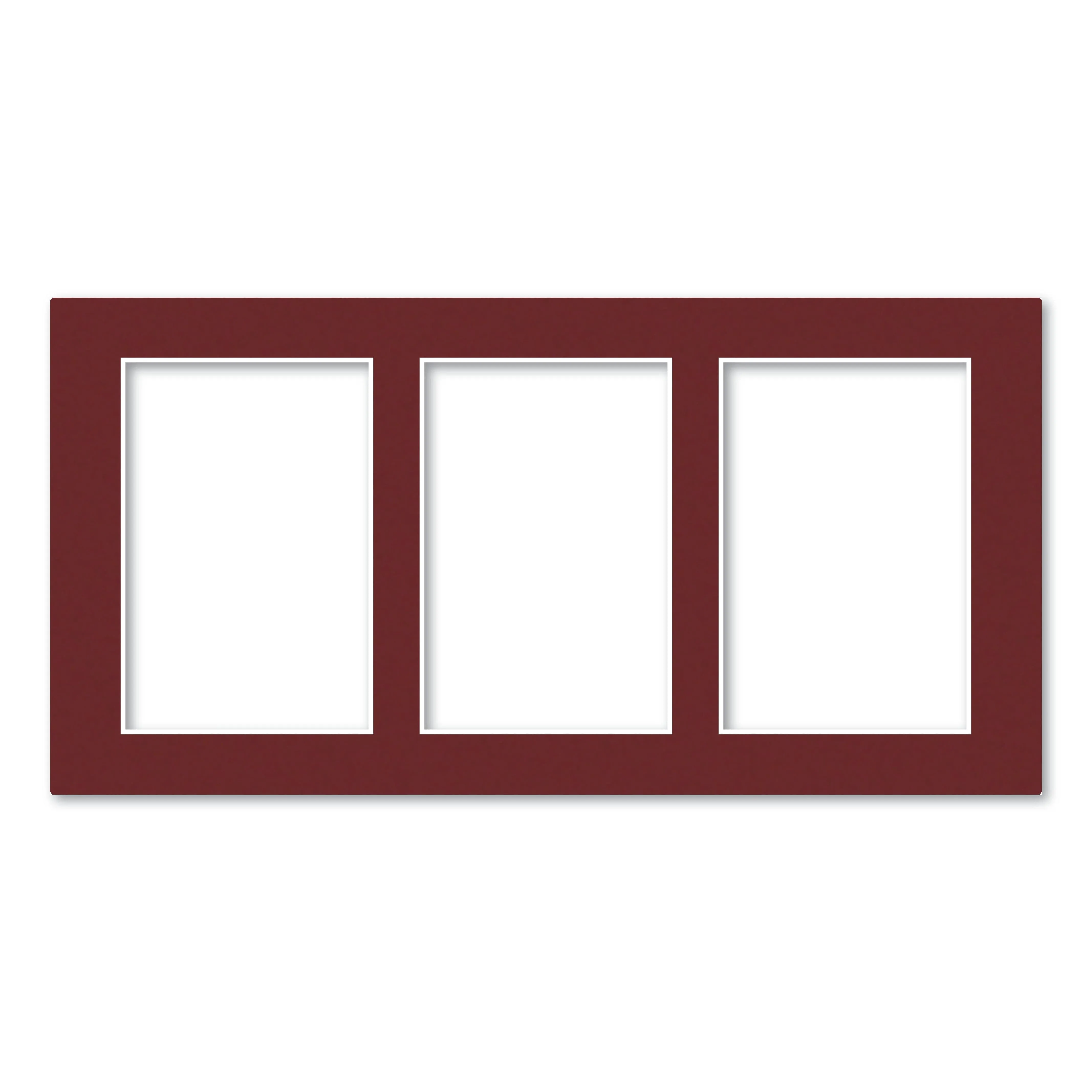 3 Window (4x6in) Collage Photo Mat Board