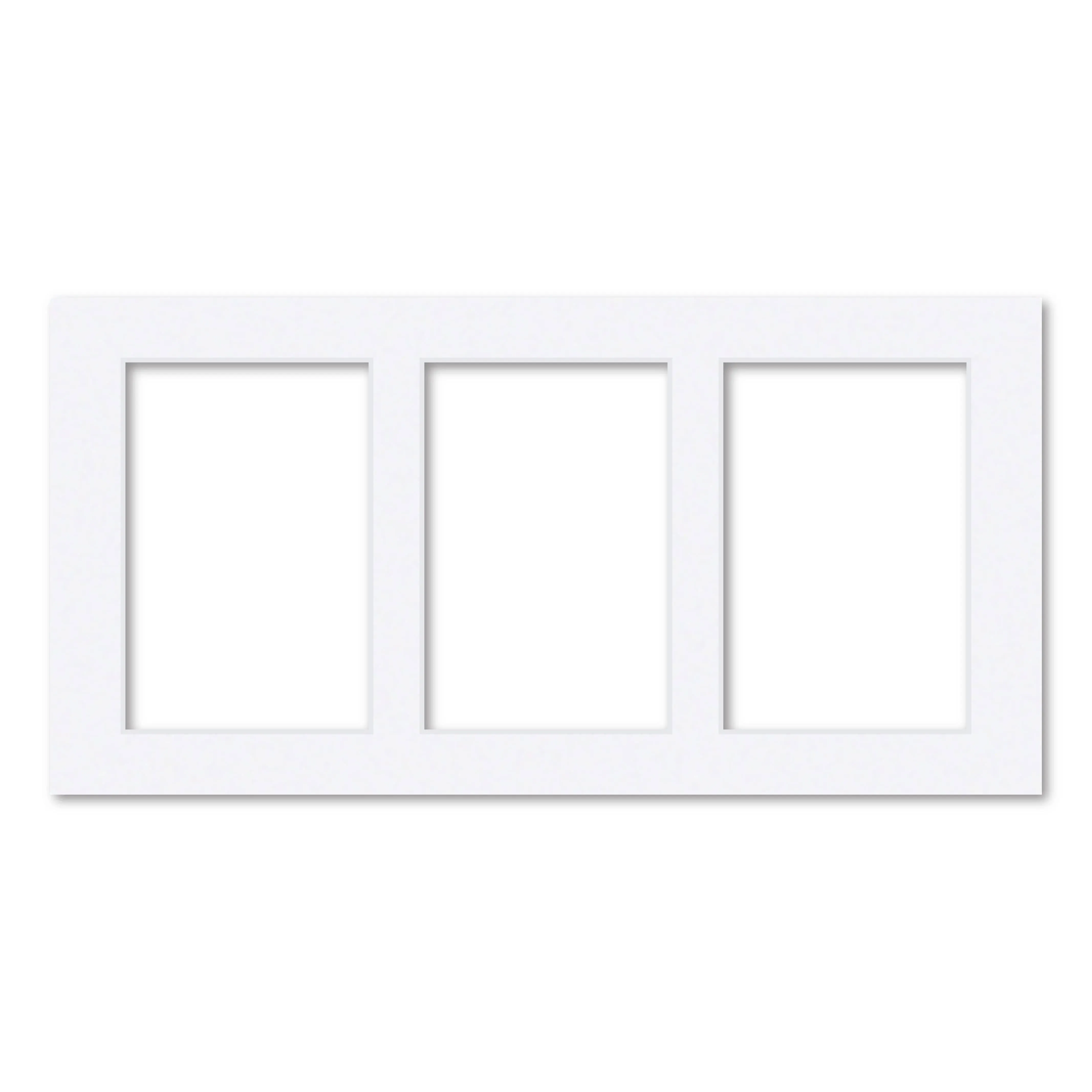 3 Window (4x6in) Collage Photo Mat Board