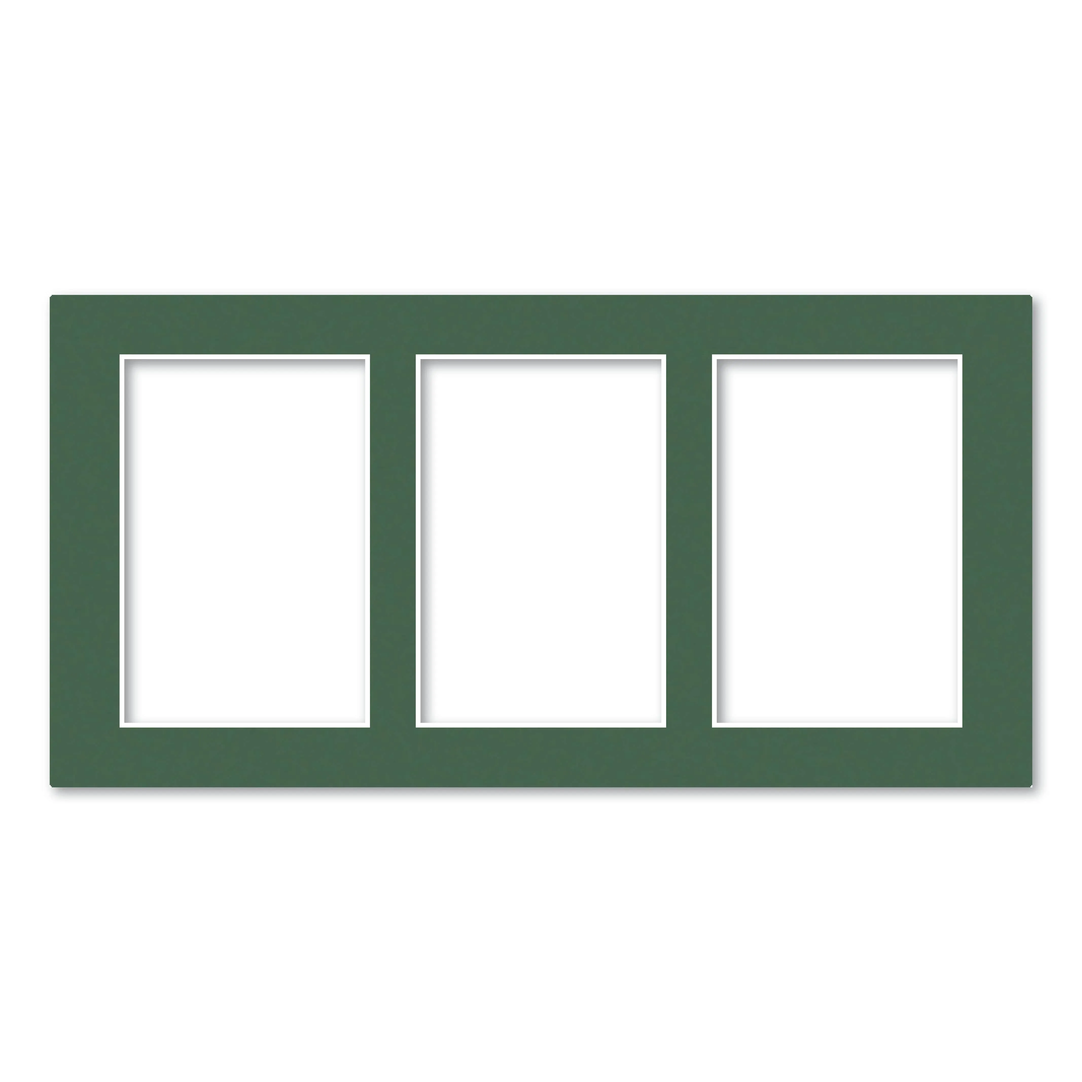 3 Window (4x6in) Collage Photo Mat Board