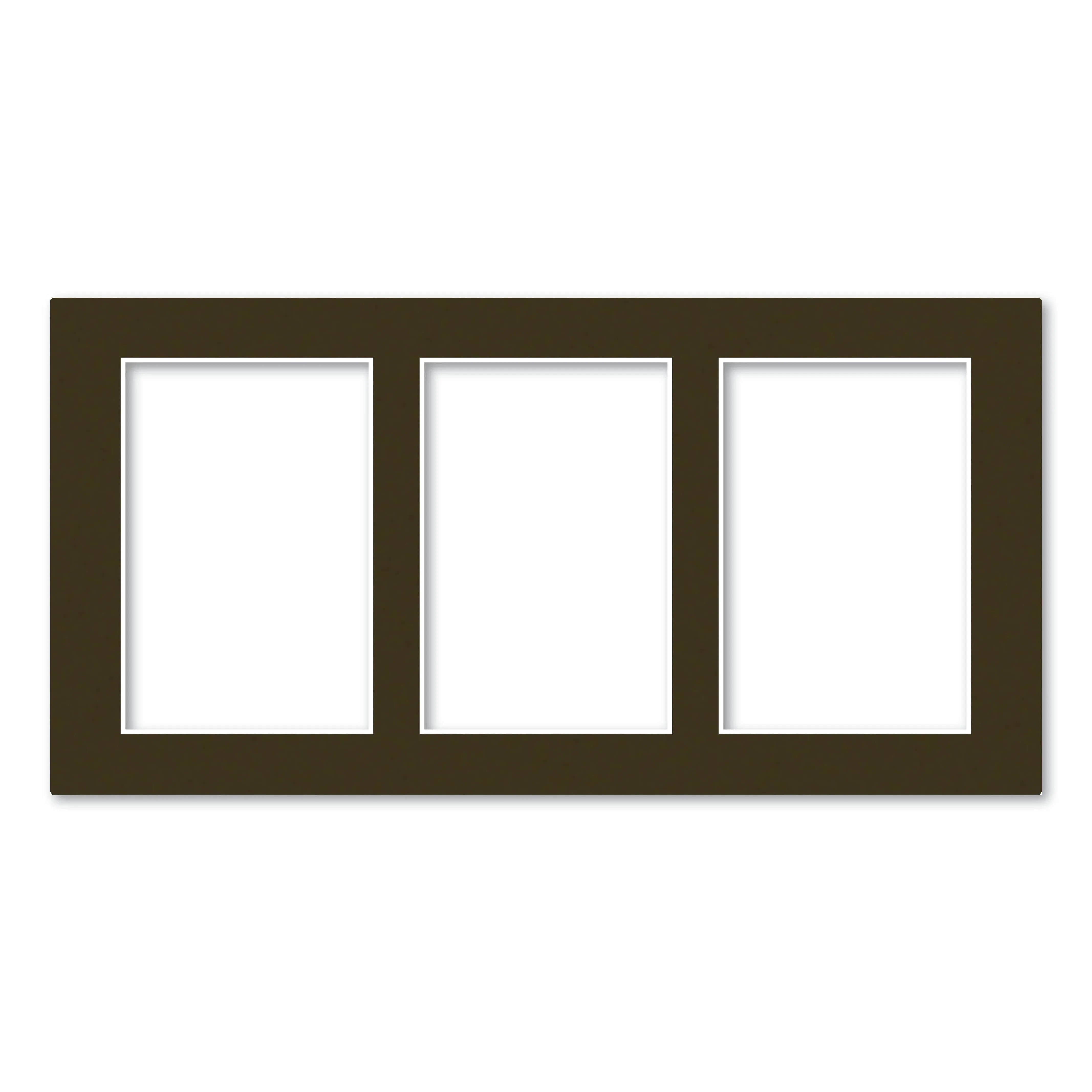 3 Window (4x6in) Collage Photo Mat Board