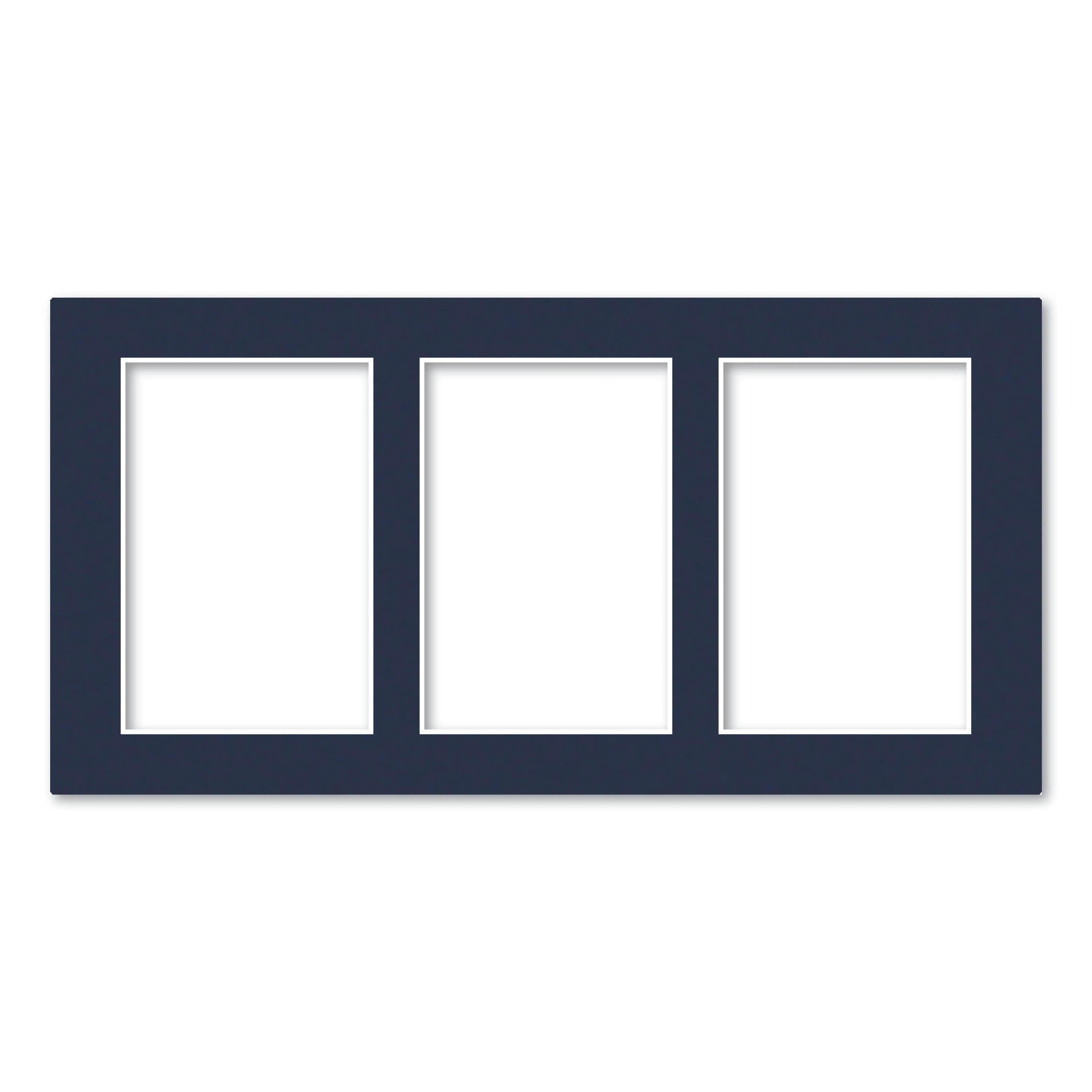 3 Window (4x6in) Collage Photo Mat Board