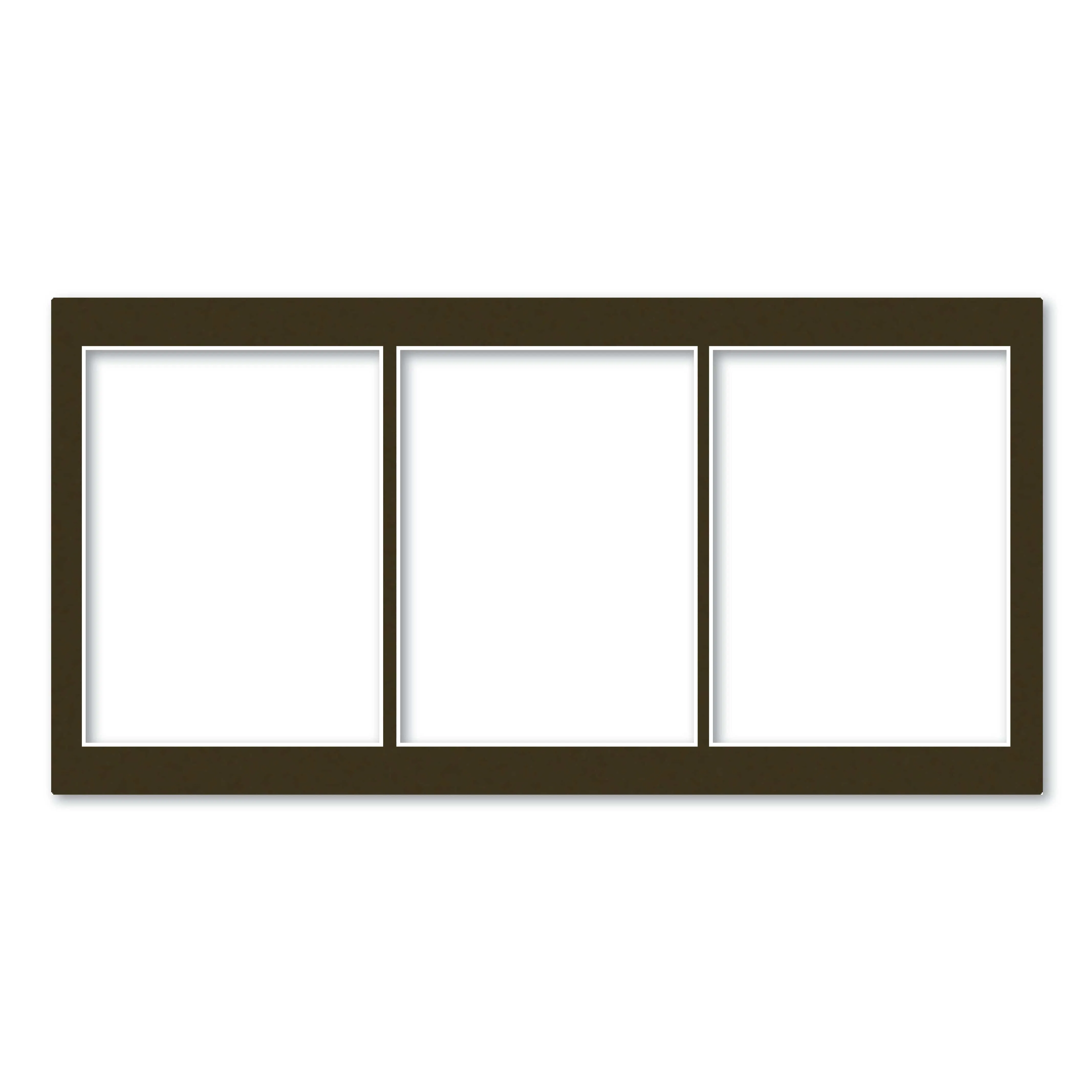 3 Window (6x8in) Collage Photo Mat Board