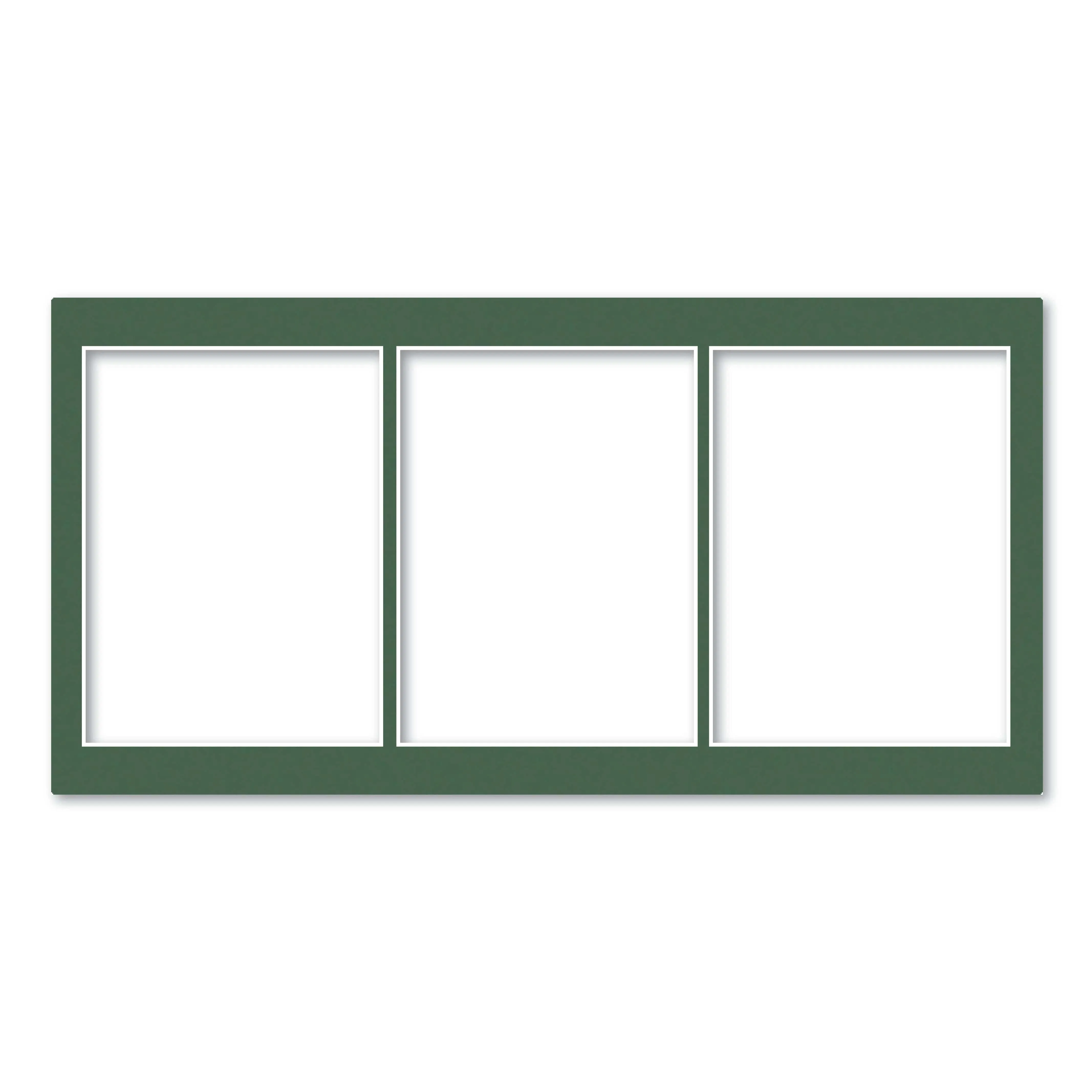 3 Window (6x8in) Collage Photo Mat Board