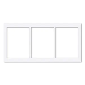 3 Window (6x8in) Collage Photo Mat Board
