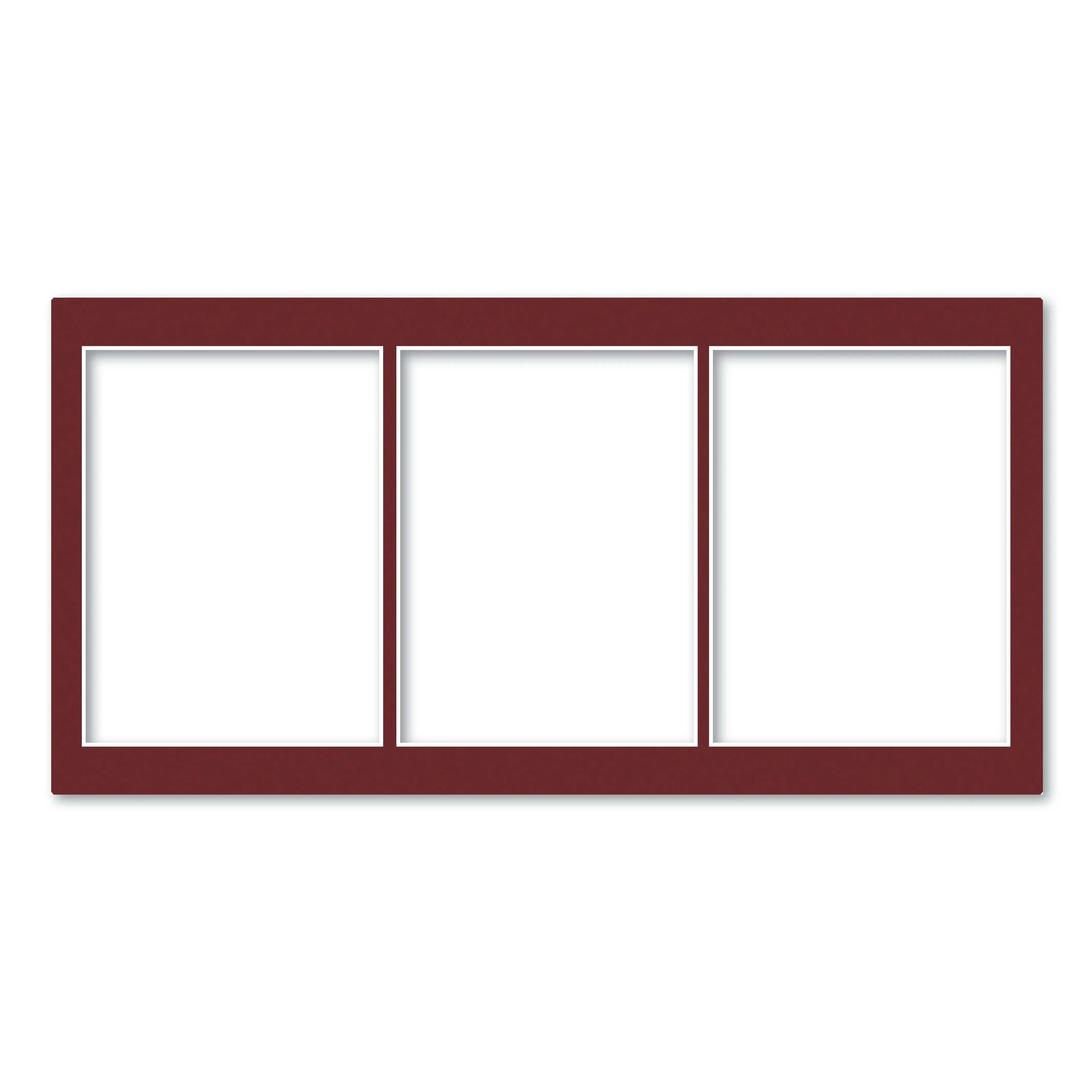3 Window (6x8in) Collage Photo Mat Board