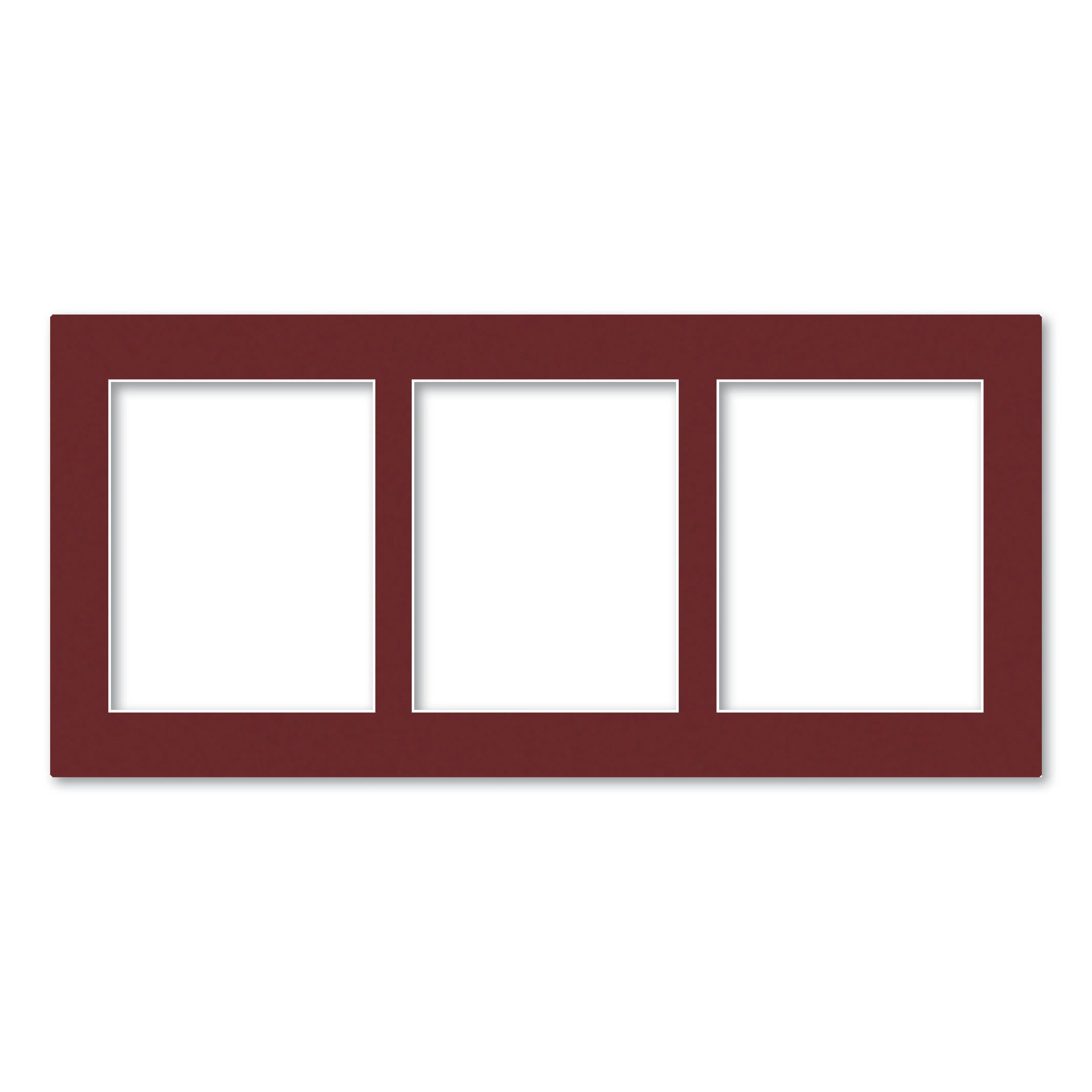3 Window (8x10in) Collage Photo Mat Board