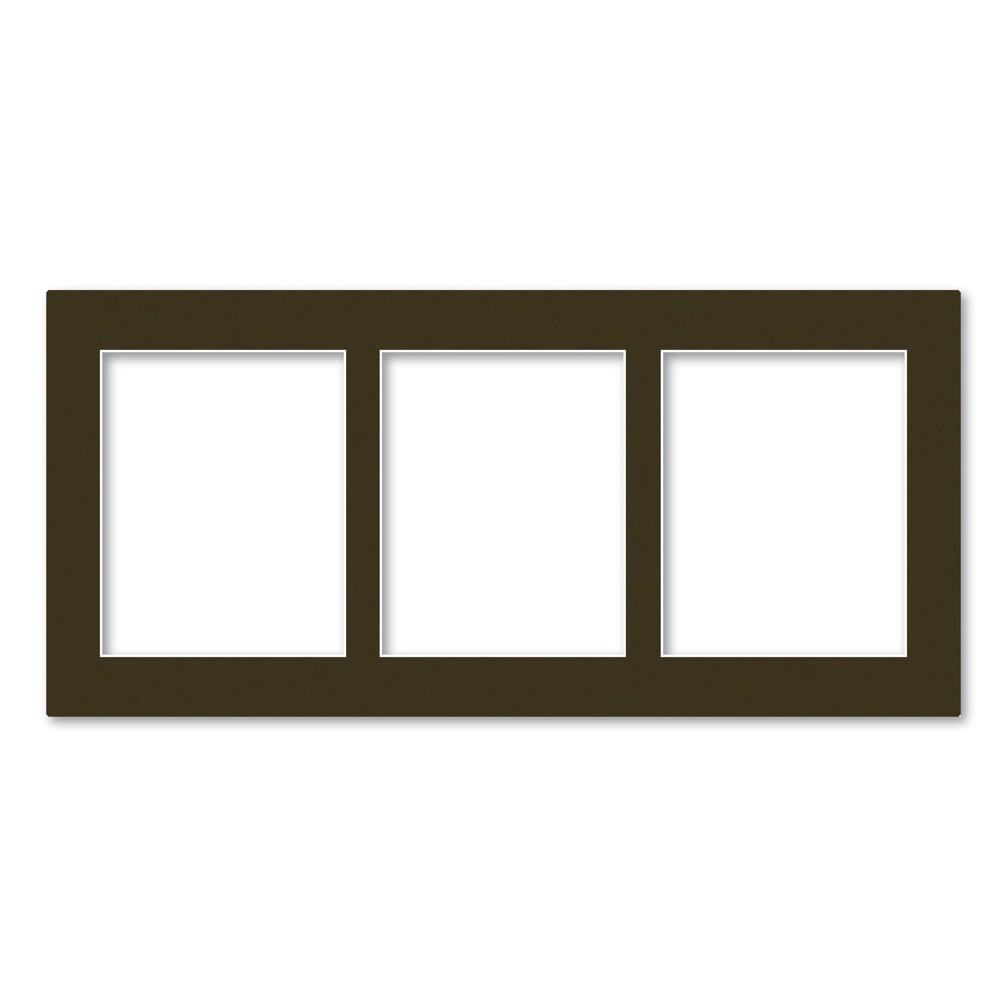 3 Window (8x10in) Collage Photo Mat Board