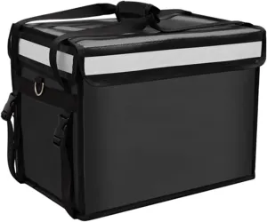 30L Large Takeaway Backpack Box Fast Food Delivery Incubator Ice Bags Waterproof Thermal Refrigerated Bag for Meal with Frame