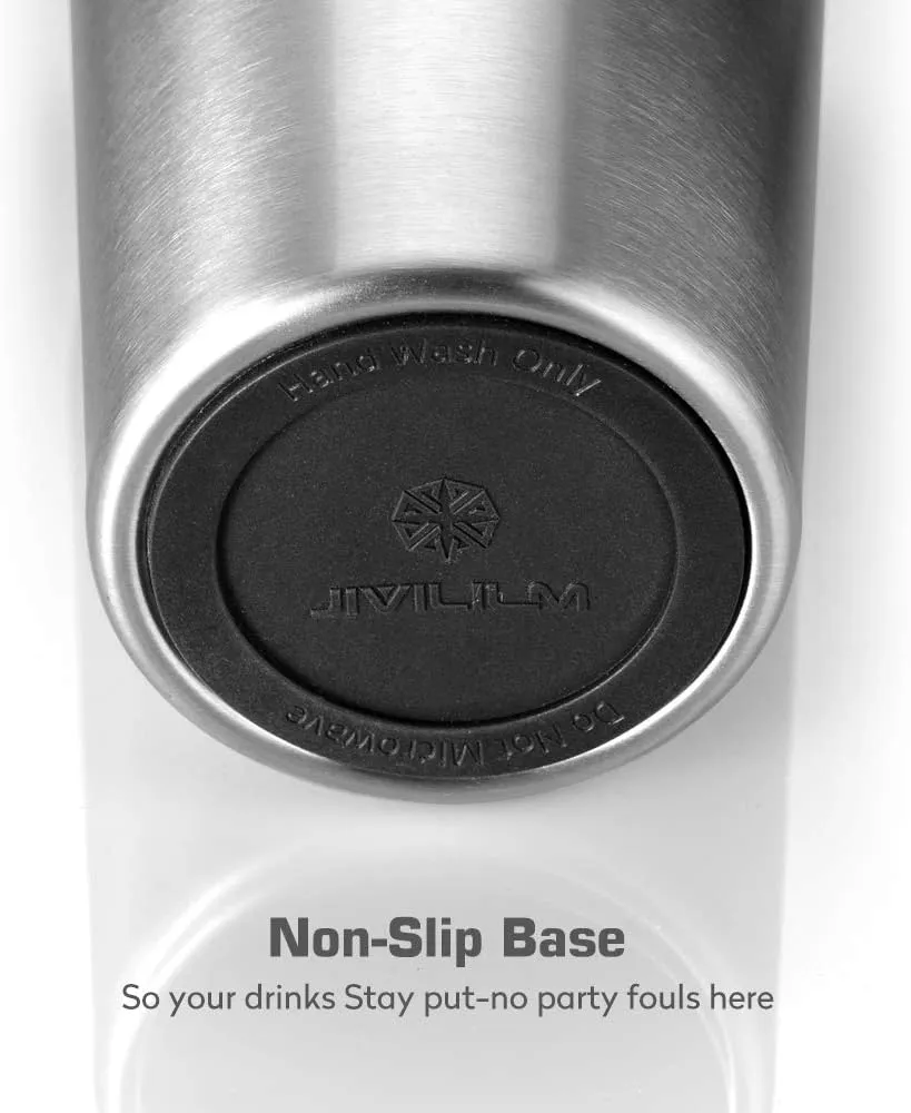 32 OZ 2 in 1 Stainless Steel Insulated Snack Tumbler With Handle, 2 Lids, Straw for Water, Coffee, Snack (Modena, 32 OZ)