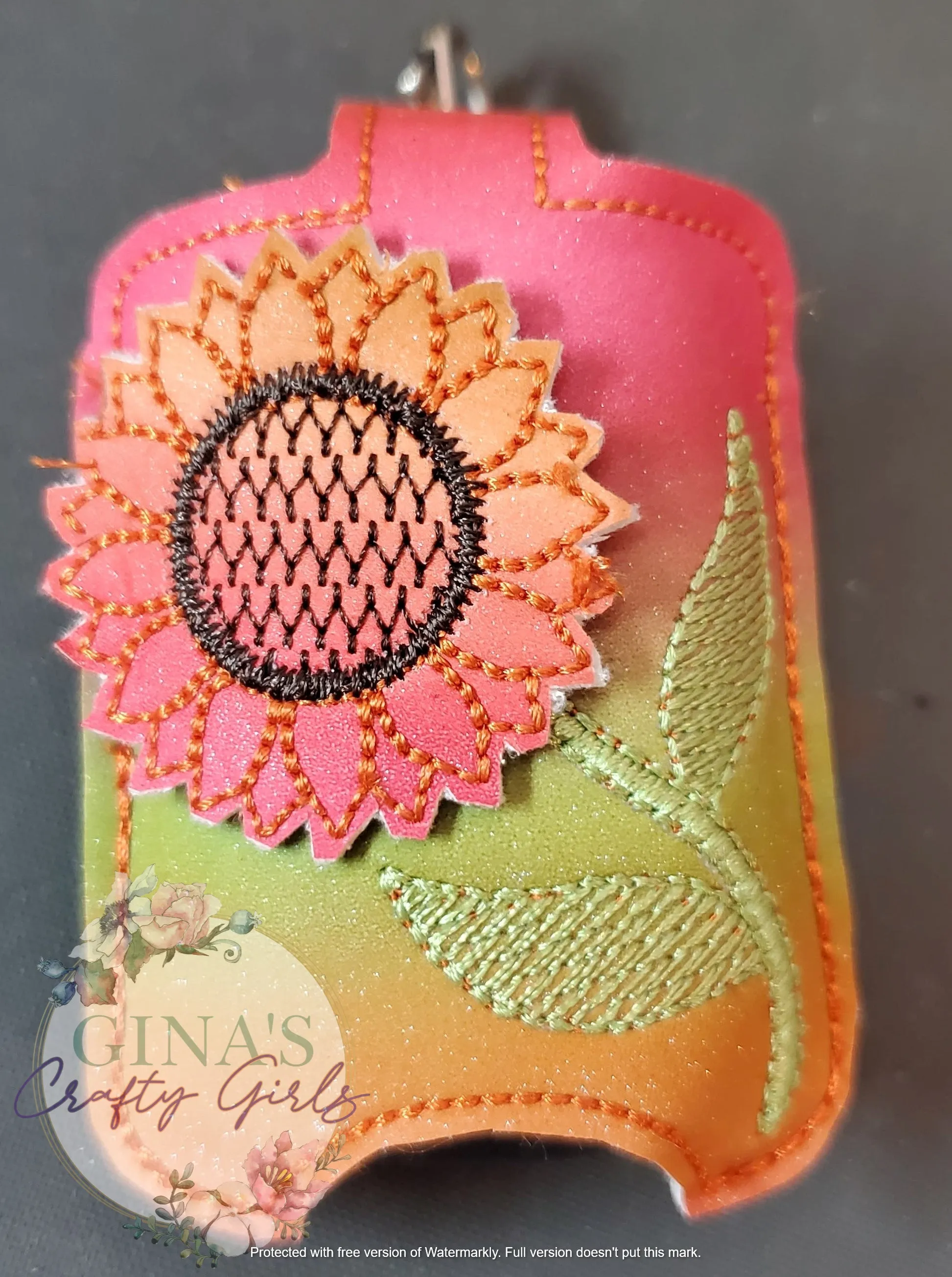 3D Sunflower Hand Sanitizer Holder