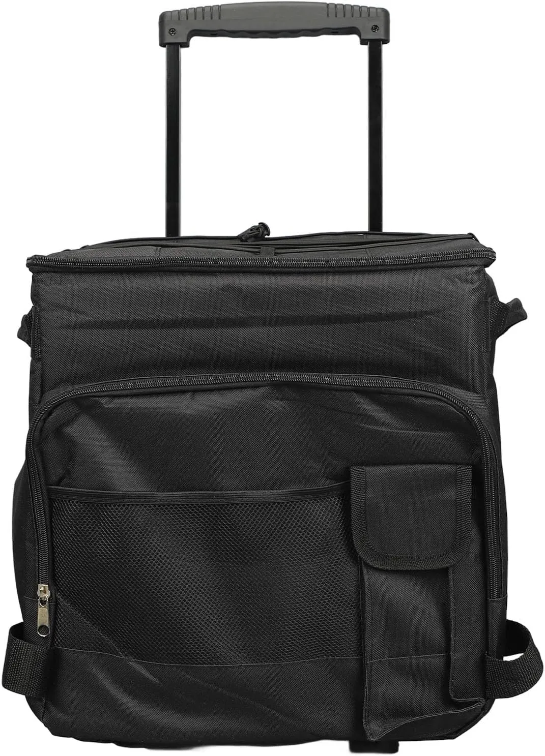 43L Insulated Portable Rolling Cooler Bag, Leak Proof Cooler with Wheels, Wheeled Cooler for Camping, Beach Travel, Picnic Storage with Trolley Case Design