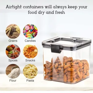 4Pc Square 700ml Food Storage Containers