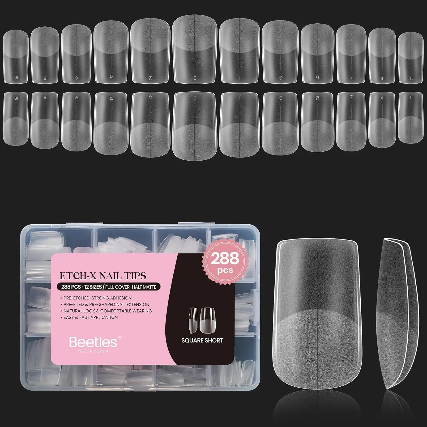 5 in 1 Nail Glue Kit for Acrylic Nails,2 Pcs 15Ml Super Strong Brush in Nail Gel Glue for False Nails Tips and Gel Nail Polish Led Lamp Required Nail Art Gift